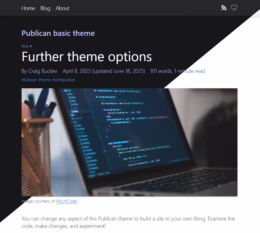 Publican basic theme
